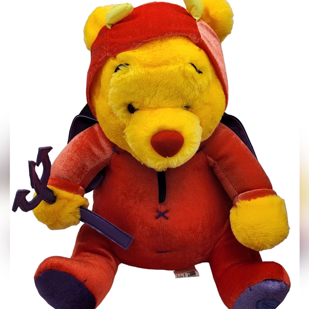 Winnie The Pooh Devil Halloween Costume Plush Disney Store Exclusive with Tags